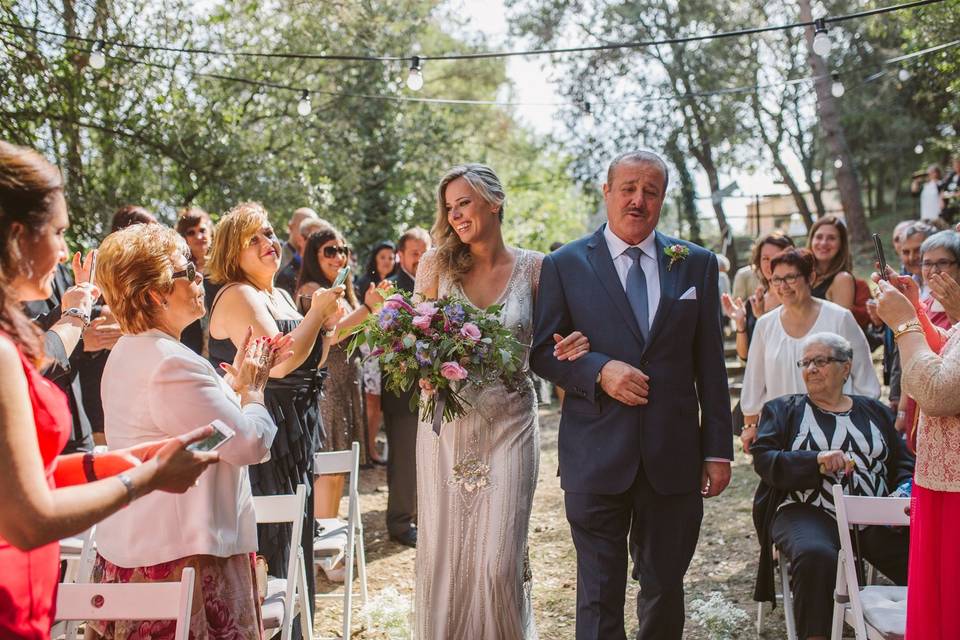 Ceremonia civil en el bosque