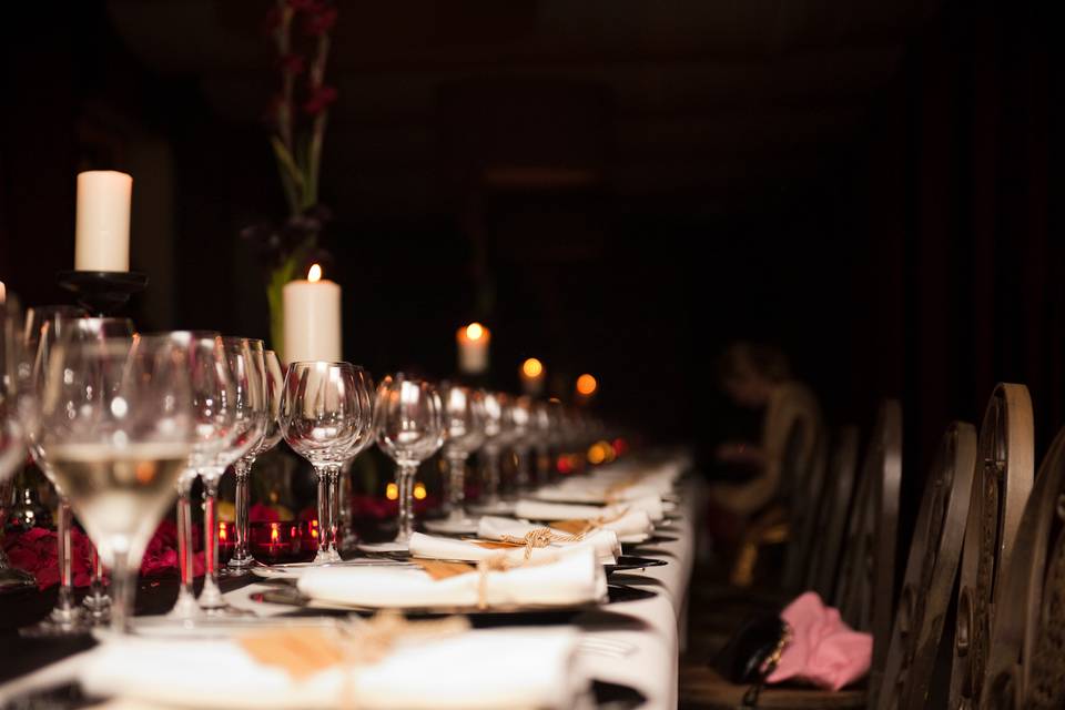 Detalle boda en caballerizas