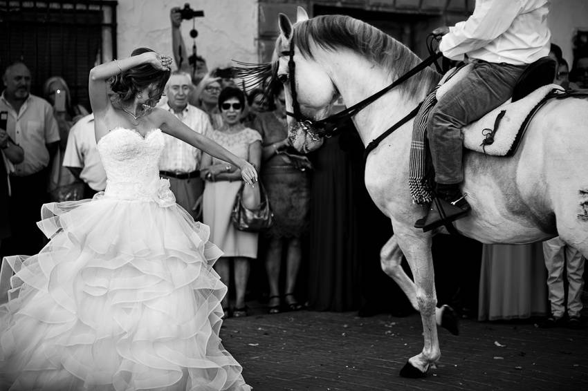 Novia bailando