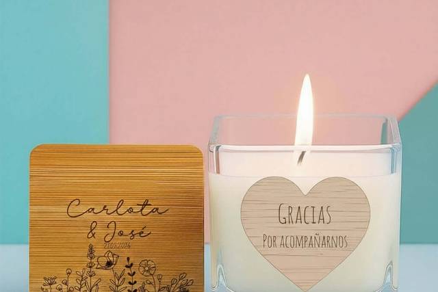 Vela personalizada invitados