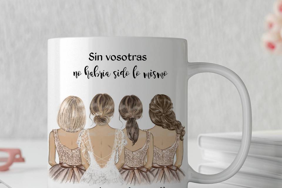 Taza con ilustración