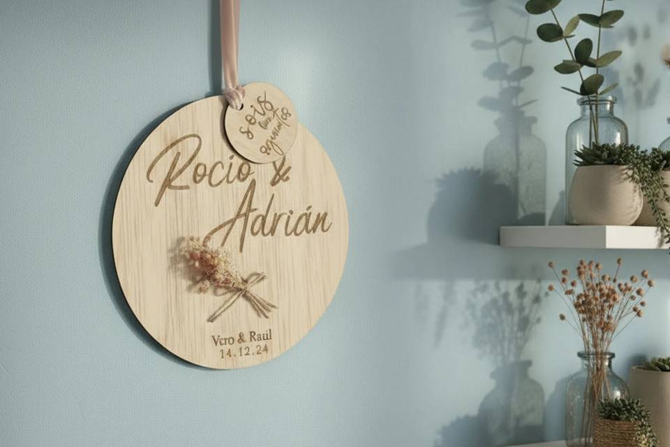 Placa decorativa siguientes
