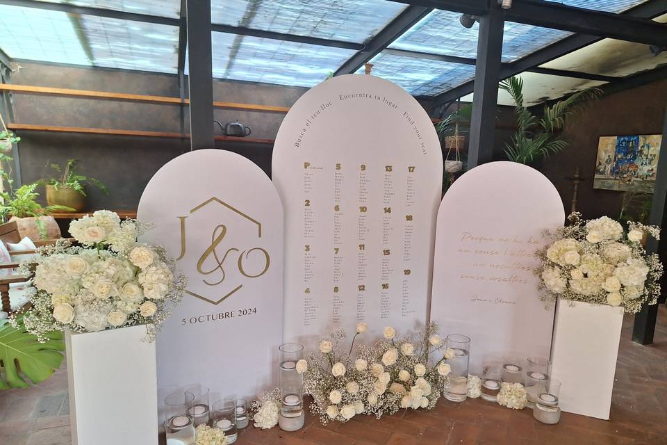 Seating plan a medida