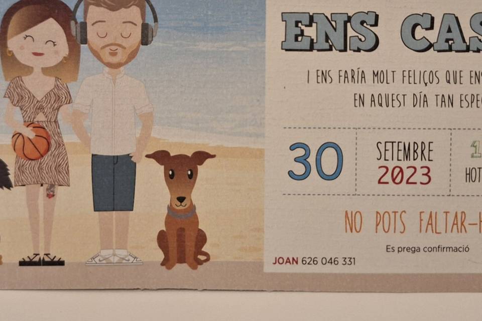 Invitación ilustrada