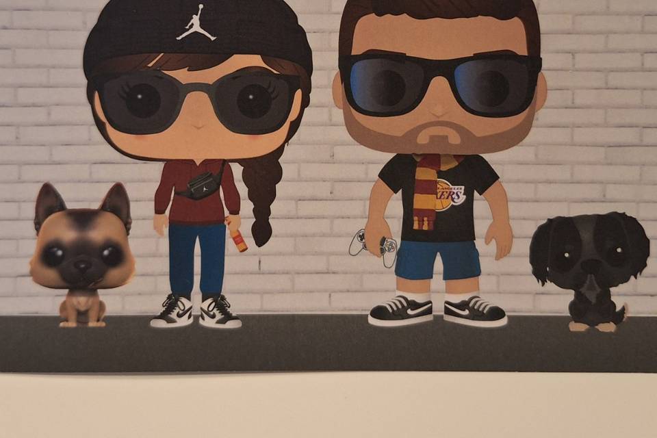 Invitación funko