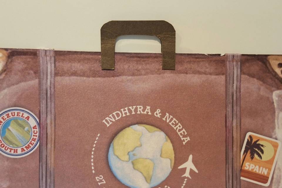 Invitación maleta