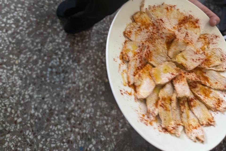 Lomo de orza y surtido quesos