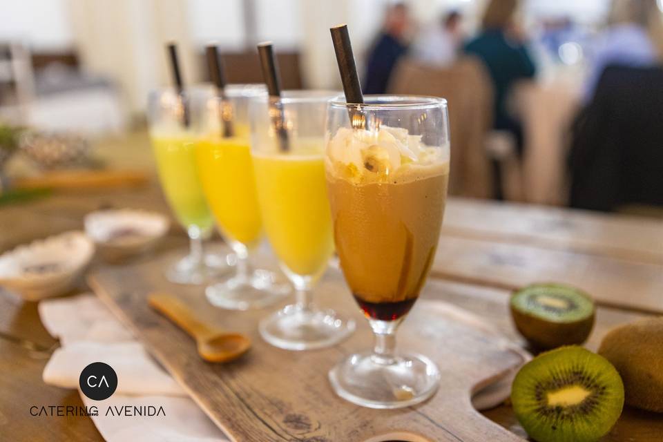 Seleccion de sorbetes caseros