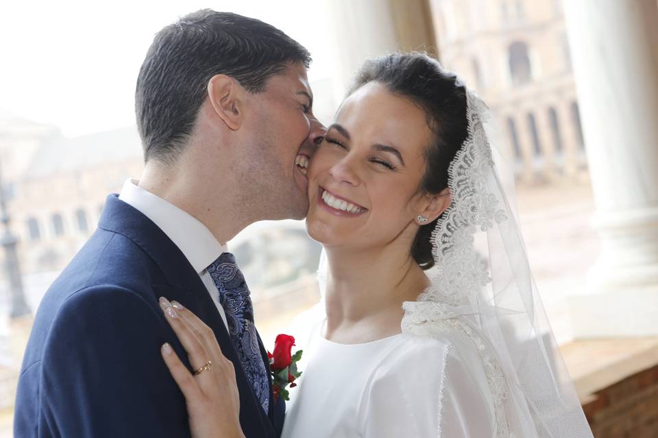 Pareja en El Rocío