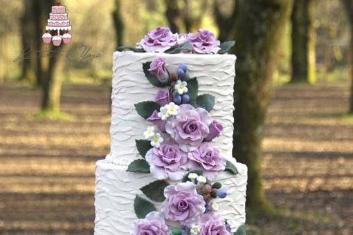 Tarta de boda vintage