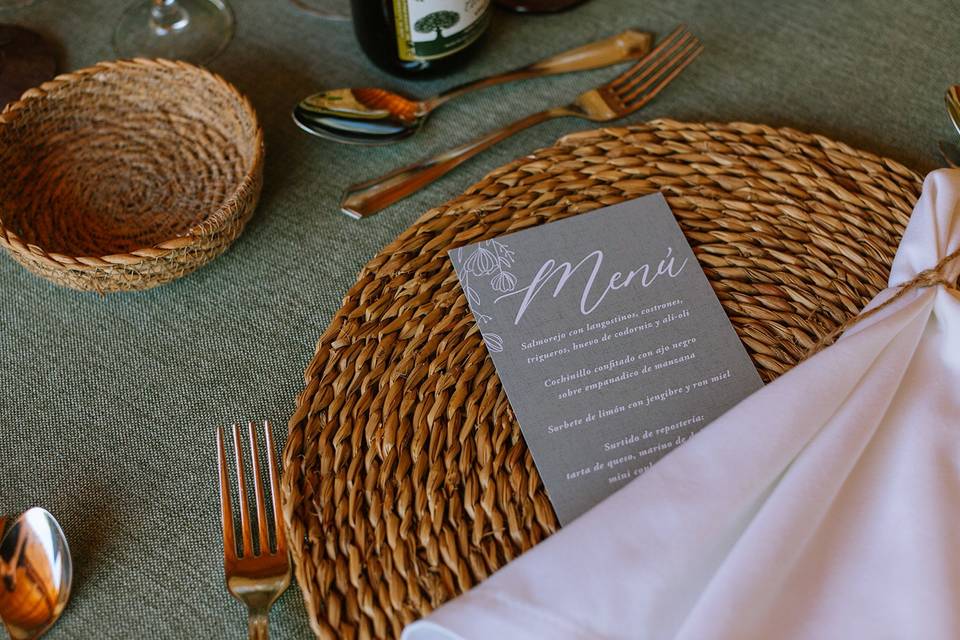 Detalles de mesa