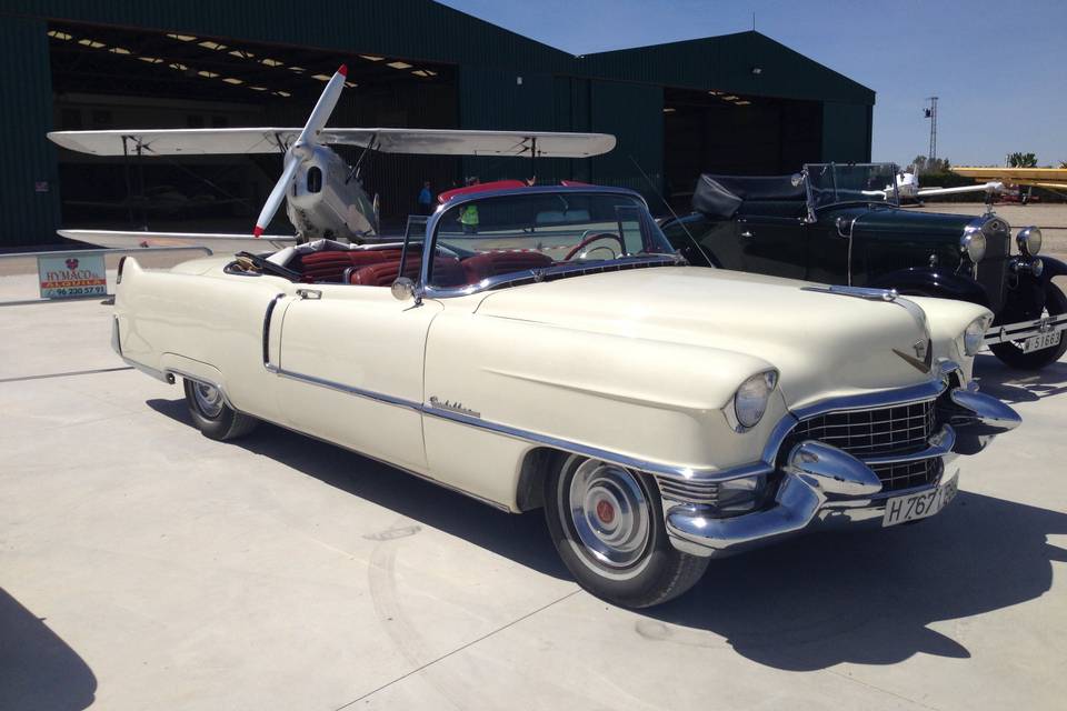 Cadillac El Dorado 1955 crema