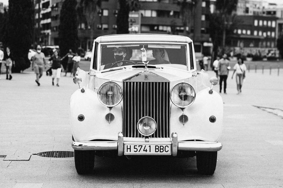 Rolls Royce negro y plata