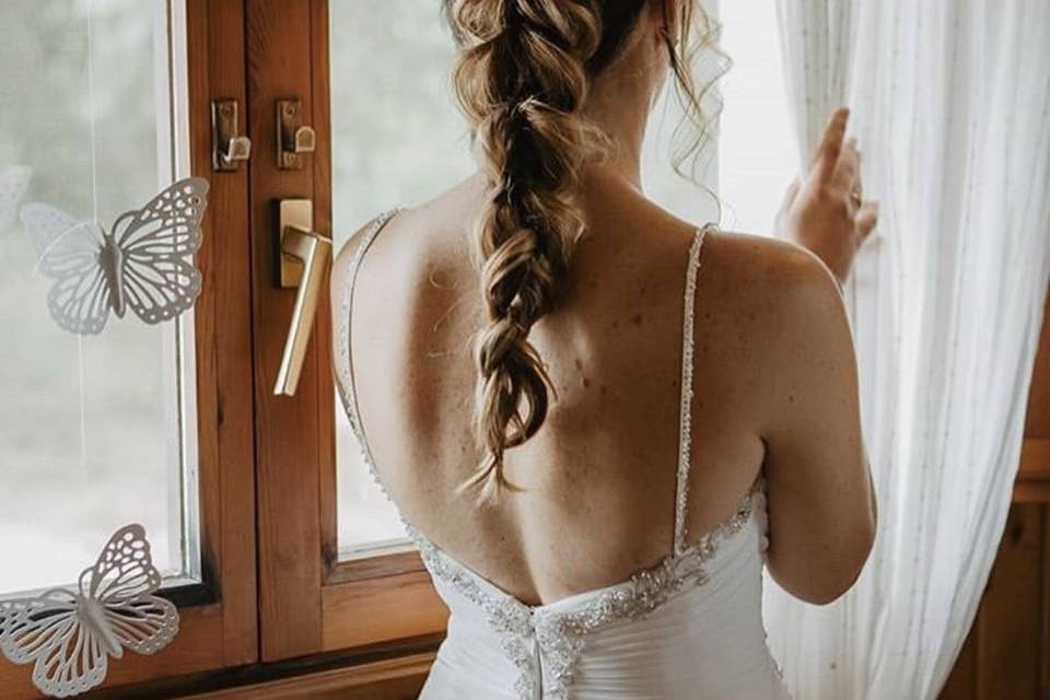 Trenza de novia