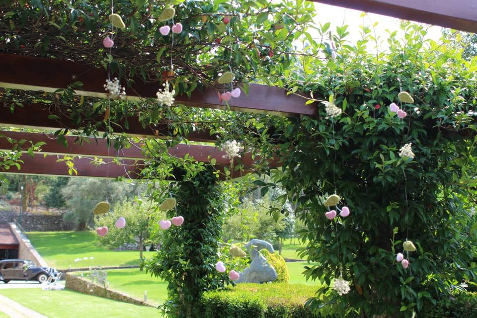 Lluvia de flores y cerezas