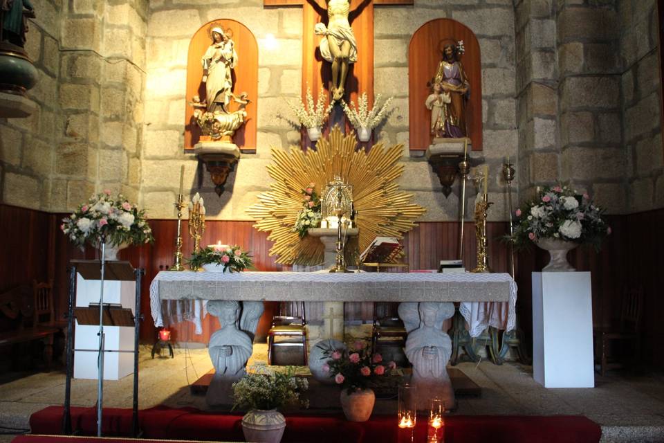 Decoración altar