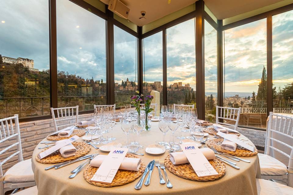 Montaje boda de banquete