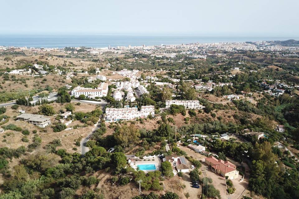 Vista de la finca y alrededores