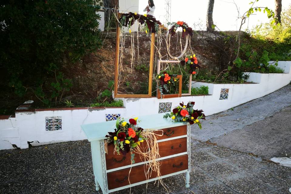 Altar para la ceremonia