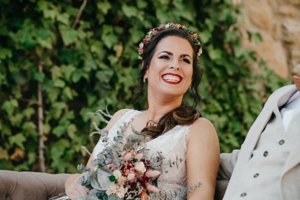 La sonrisa de la novia