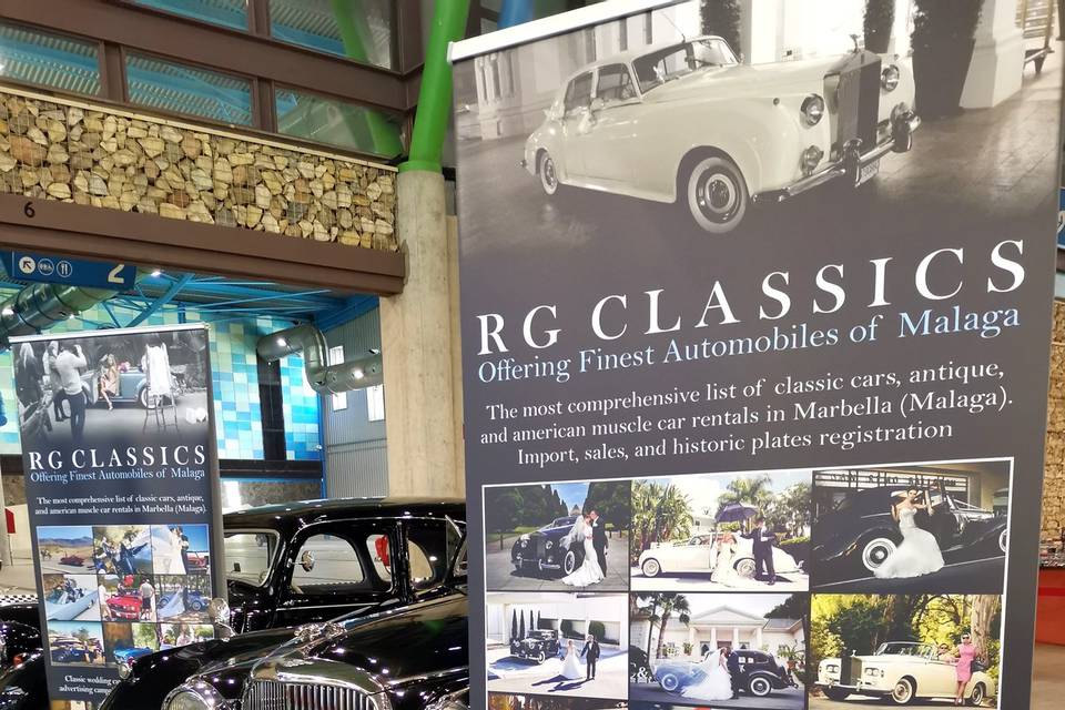 RG Classics stand