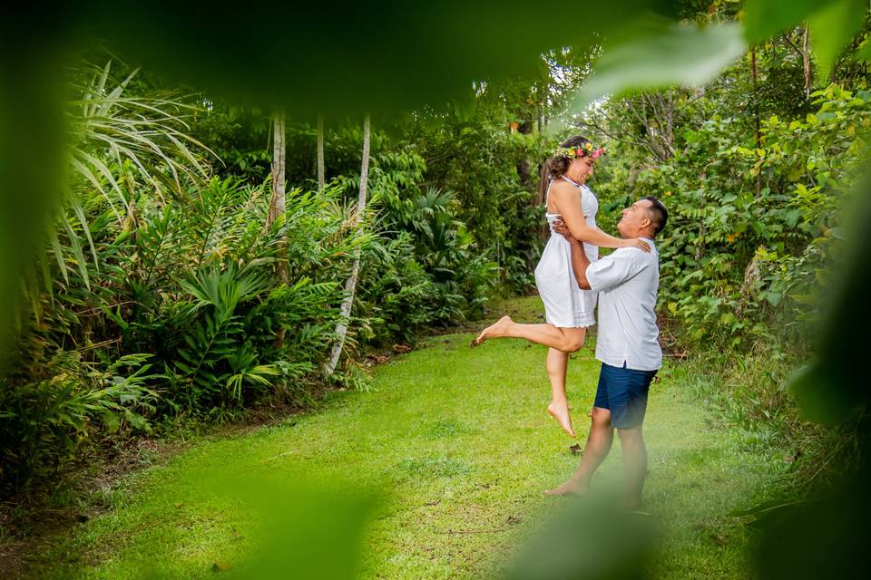 Preboda en la naturaleza