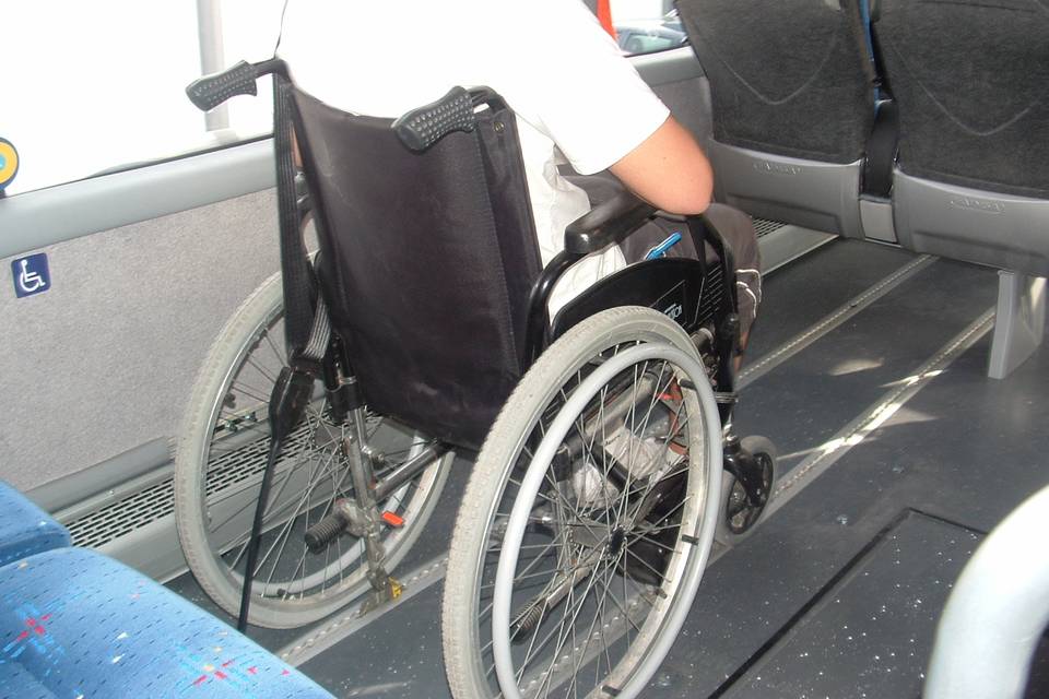 Anclaje para sillas de ruedas