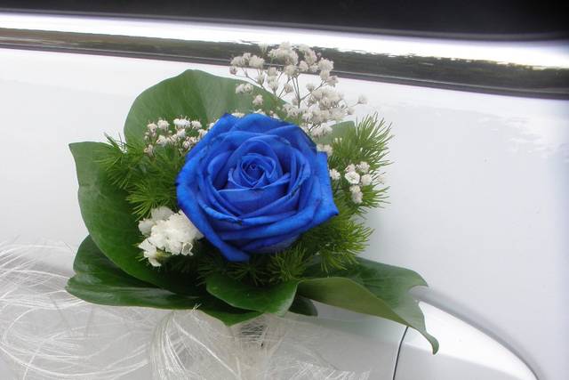 Detalle del coche de novios