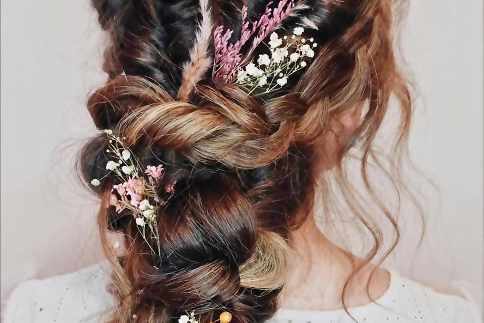Novia bohemia