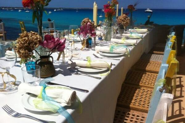 Mesa Boho style en Formentera