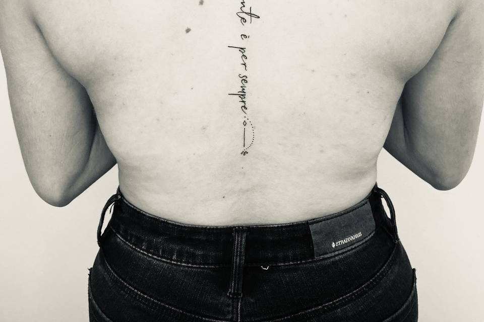 Circular Body Piercing and Tattoo
