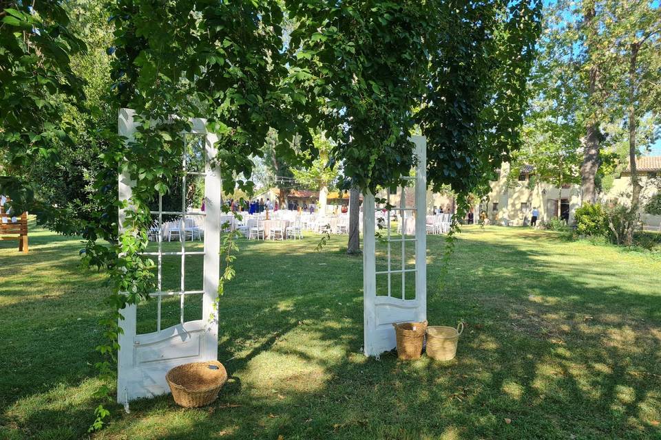 Puertas en el jardín