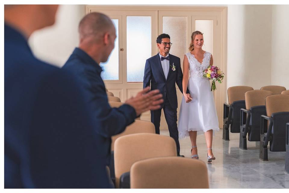Entrada de los novios
