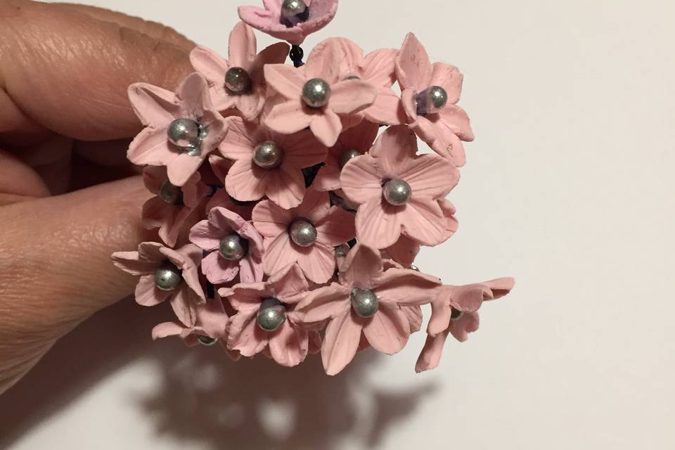 Flores de porcelana fría