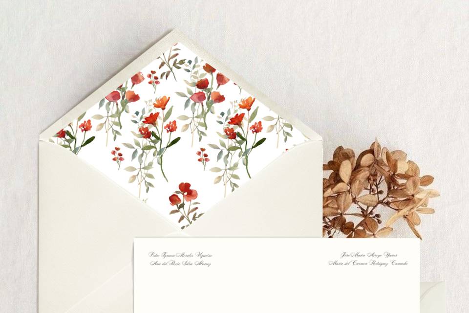 Invitación de boda personaliza
