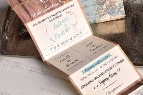 Invitaciones originales