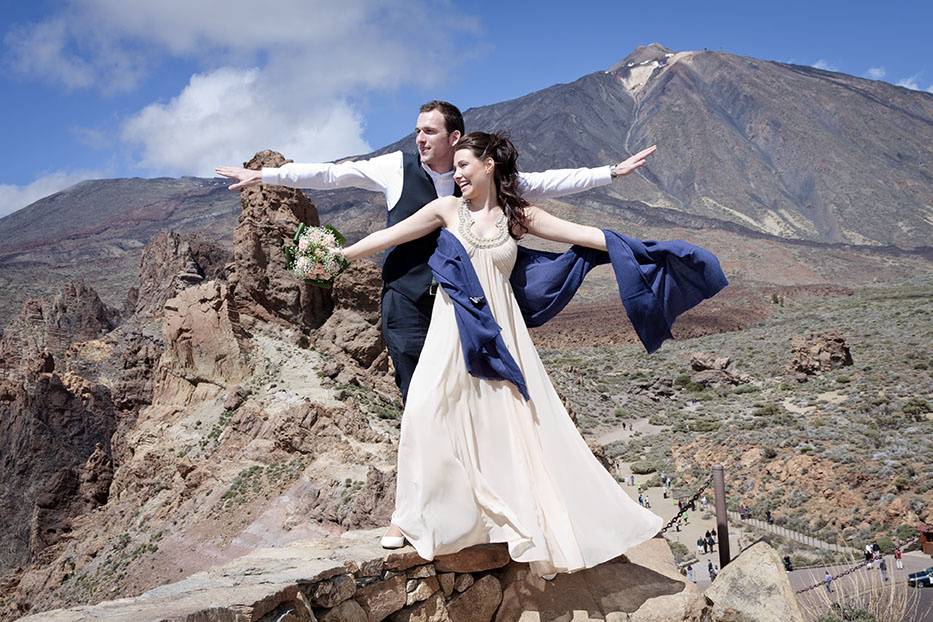 Fotografías de boda en la isla de Tenerife