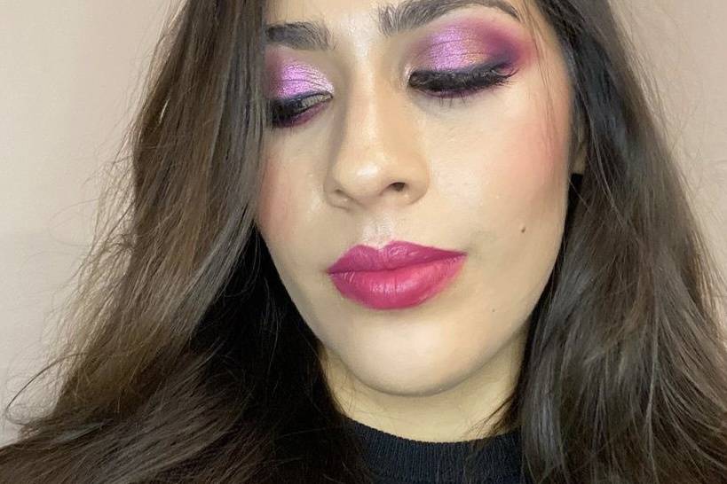 Maquillaje satinado