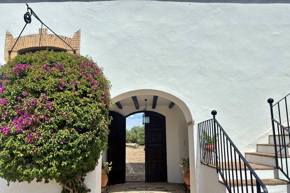 Entrada a la finca
