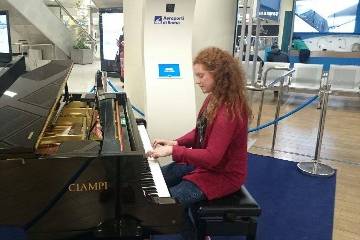 Tocando el piano