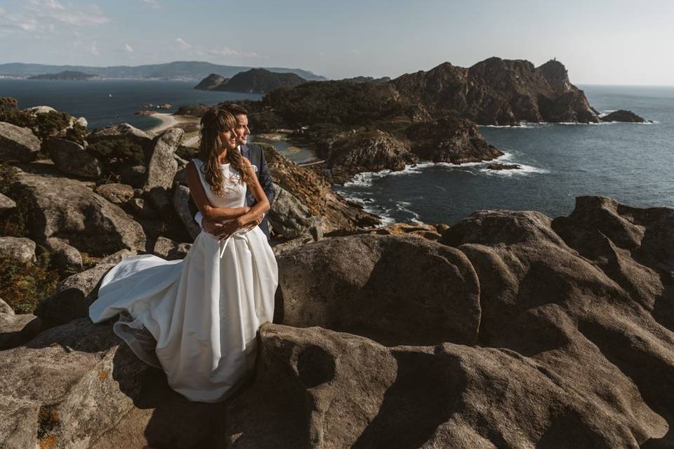 Postboda en las Cies