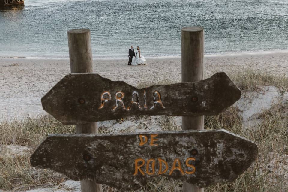 Postboda en las Cies