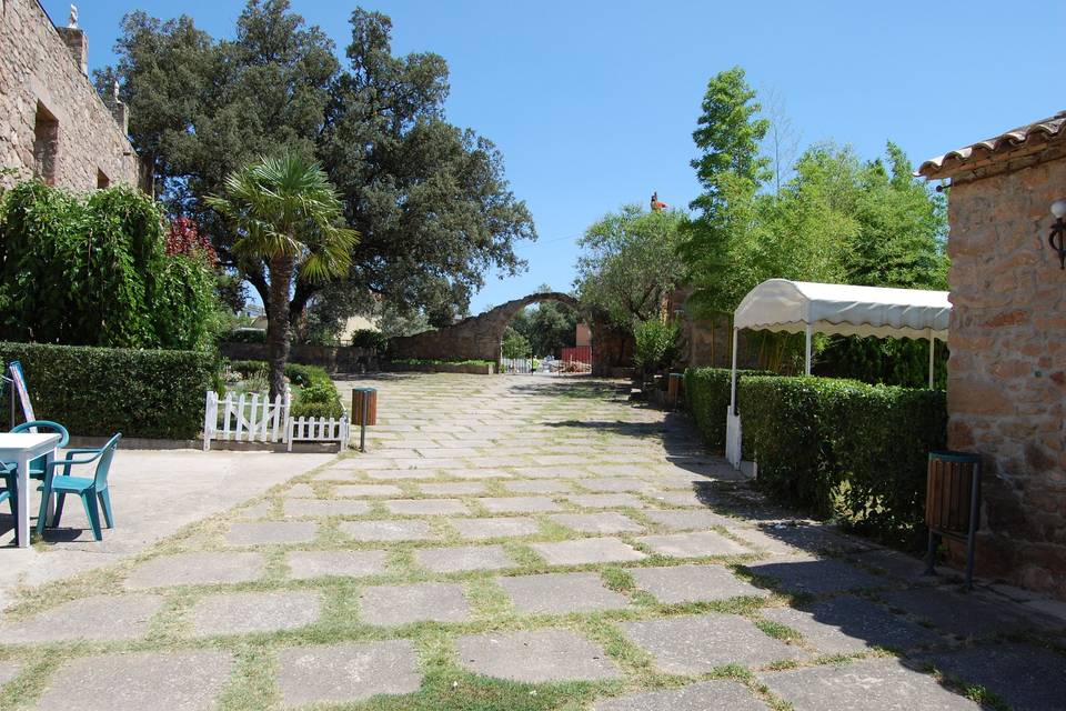 Patio de la masía