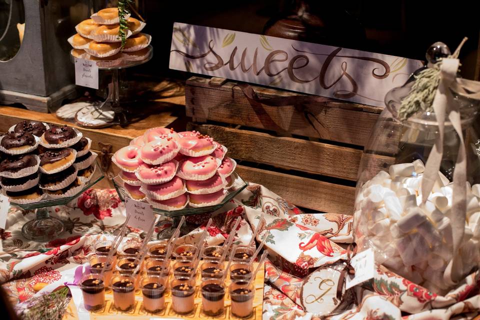 Mesa de donuts