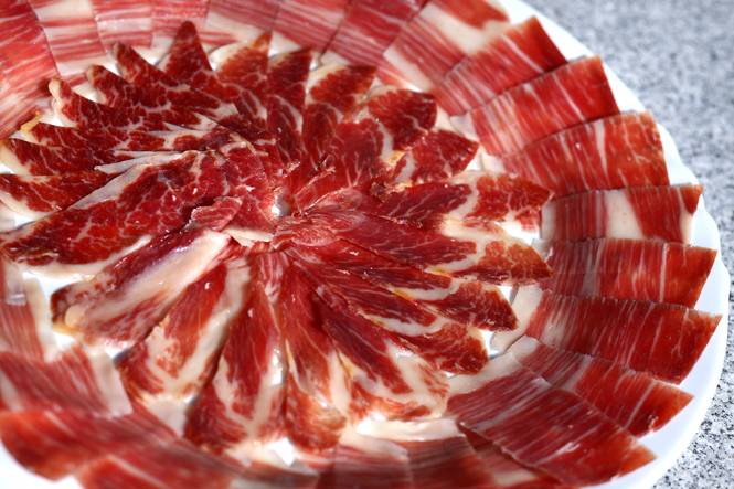 Plato jamón