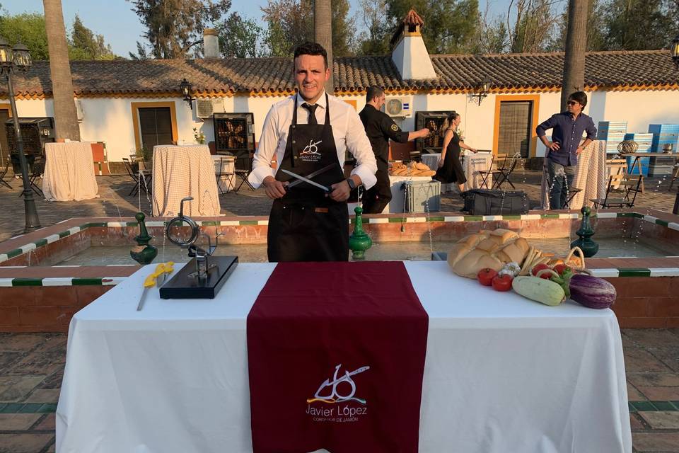 Stand de jamón al corte