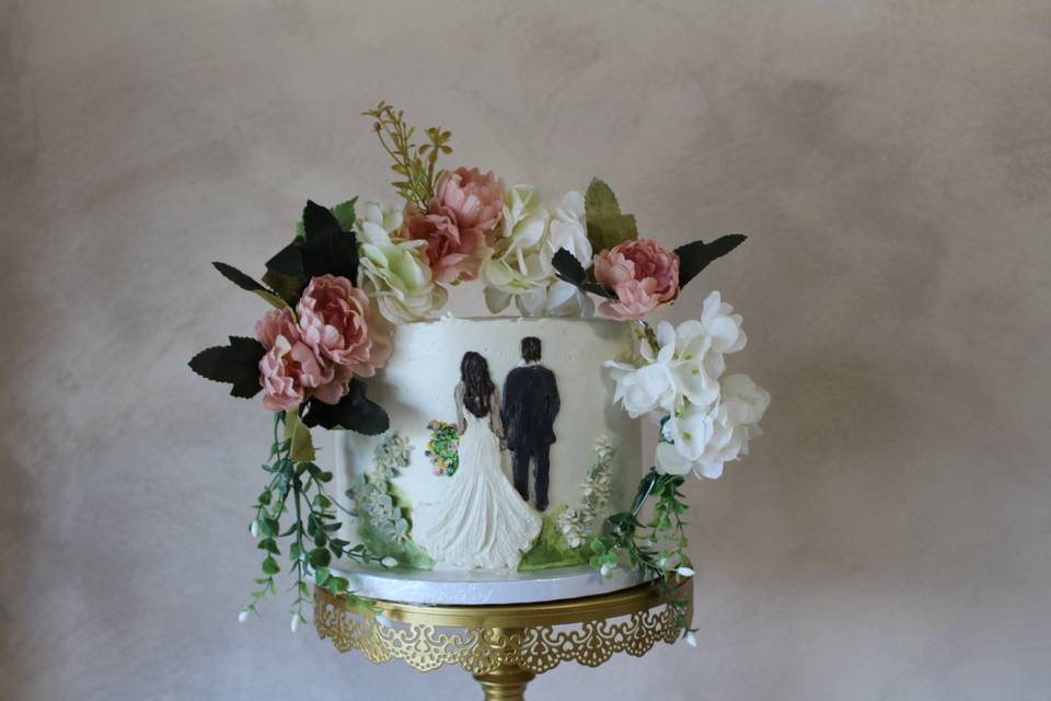 Tarta de boda personalizada