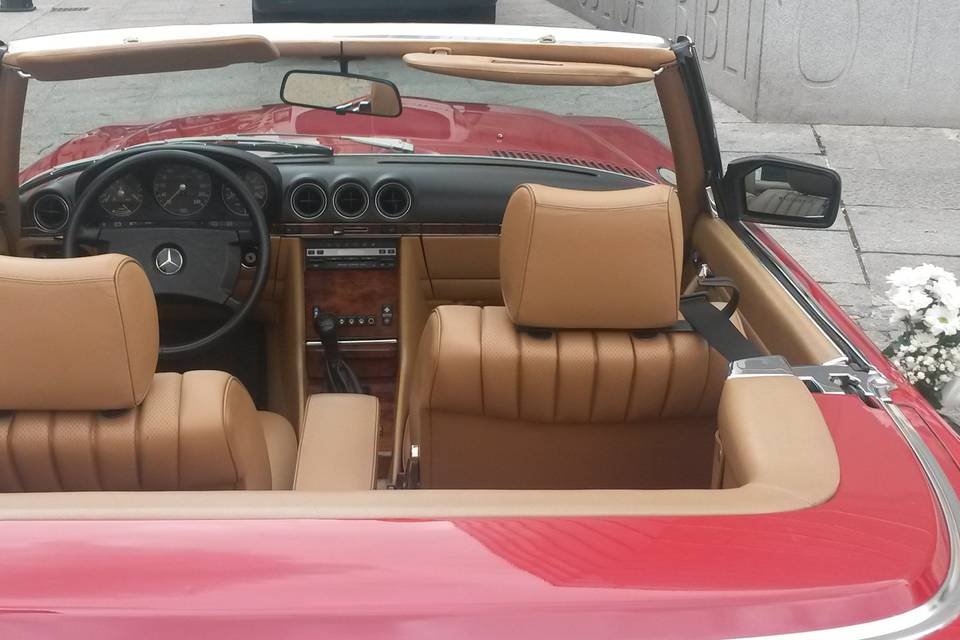 Interior del Mercedes SL