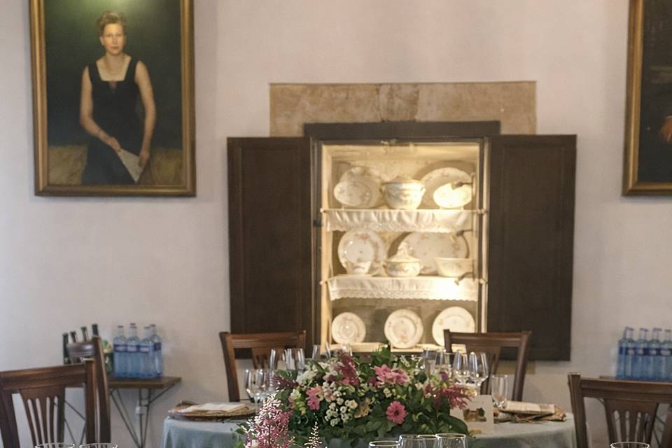 Salón en azules