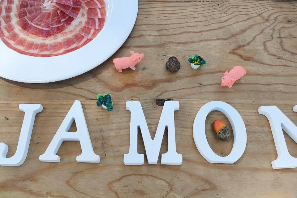 Mesa decoración